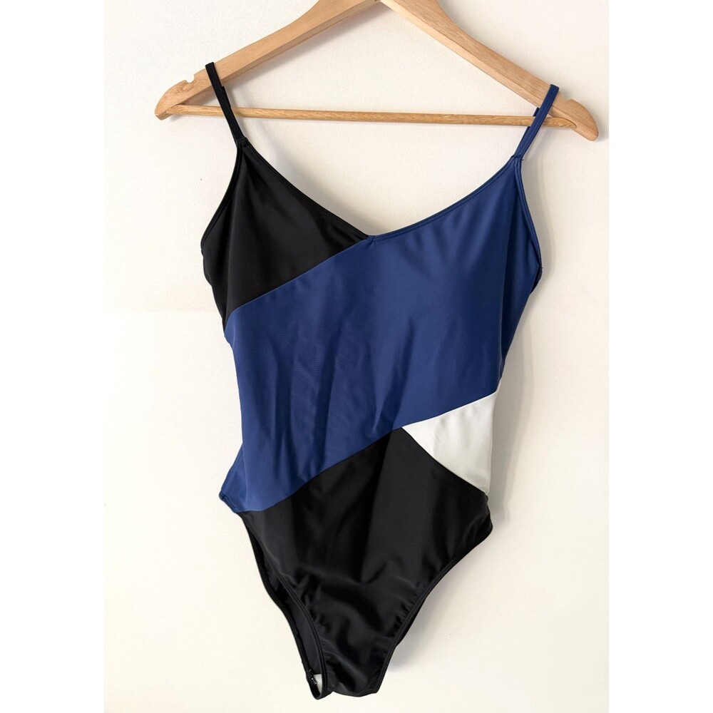 Summersalt The Marina One Piece Colorblock  Swimsuit Womens 8 Bathing Suit